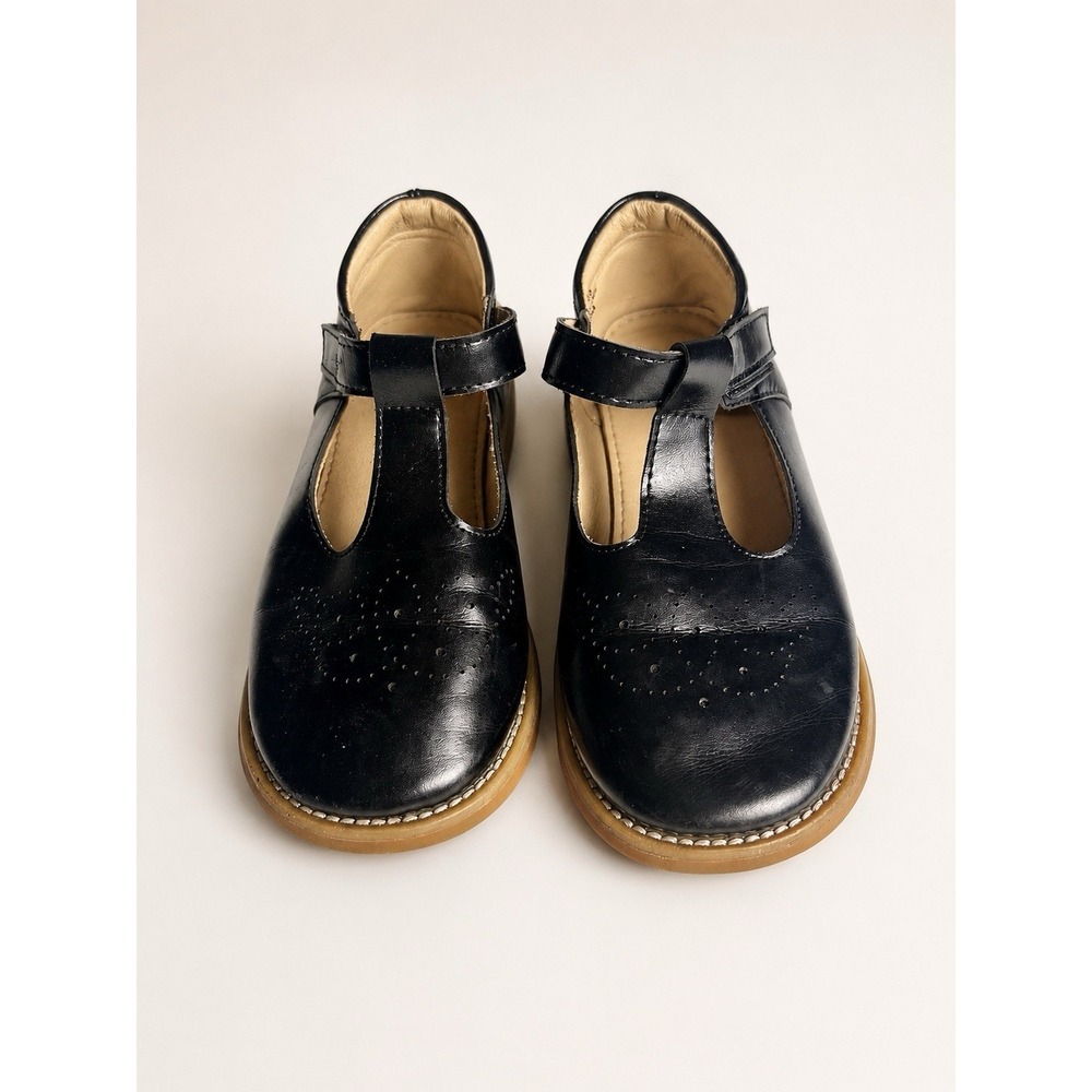 GINFIVE Girls Black Mary Jane T-Strap Dress Shoes Size 13 Kids EU 32